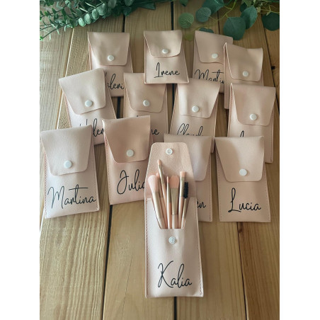 Estuche de brochas de maquillaje