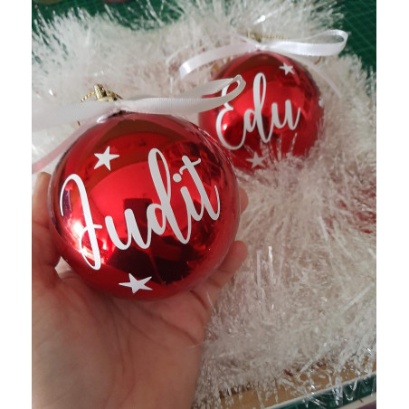 Adornos navideños personalizados