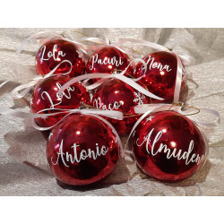 Adornos navideños personalizados