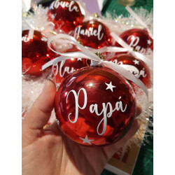 Adornos navideños personalizados