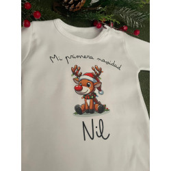 Body bebé mi primera Navidad