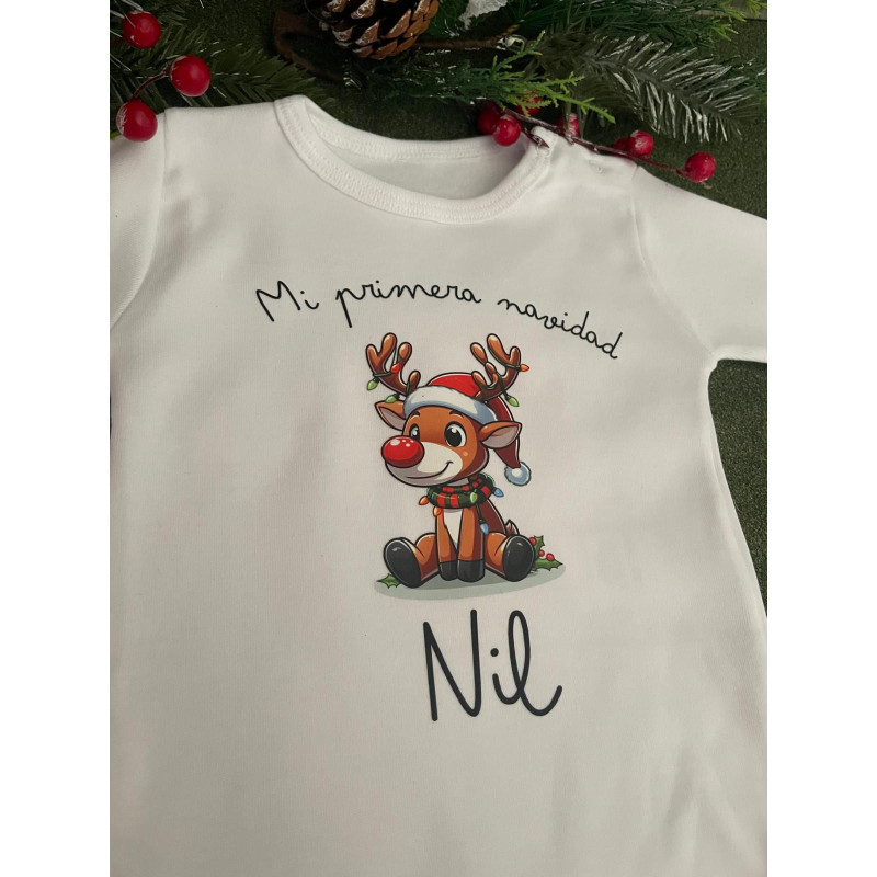Body bebé mi primera Navidad
