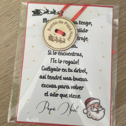 Botón perdido Papá Noel