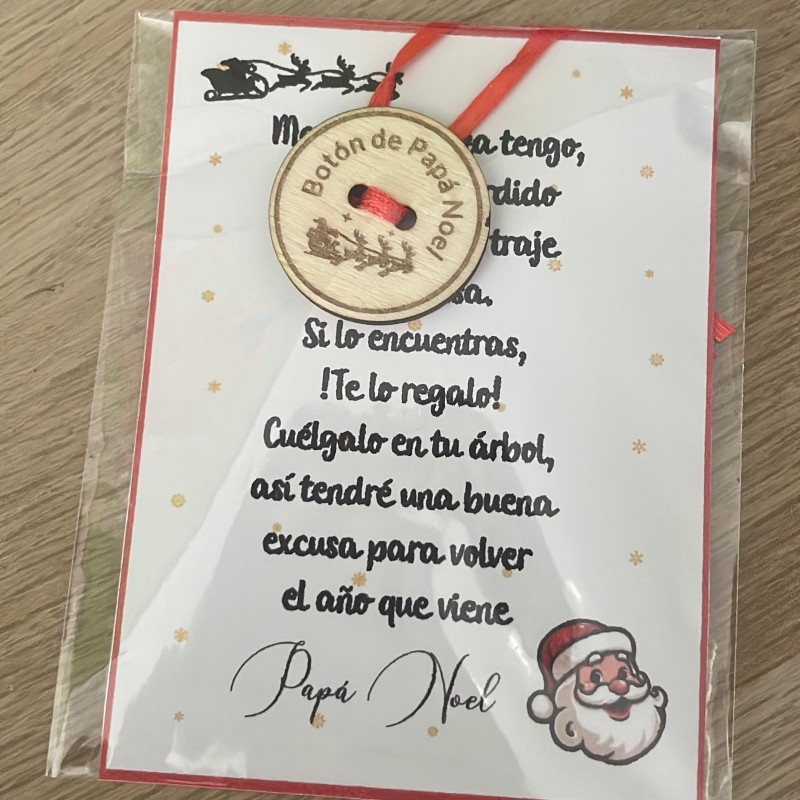 Botón perdido Papá Noel