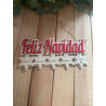 Cartel puerta Navidad