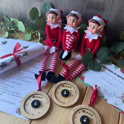Pack Elfo travieso / kit navideño personalizado para niños