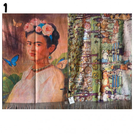 Pashmina bufanda Frida Kahlo