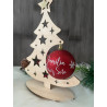 Árbol de madera con esfera personalizada / MadeInMy