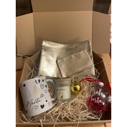 Caja regalo Navidad personalizada