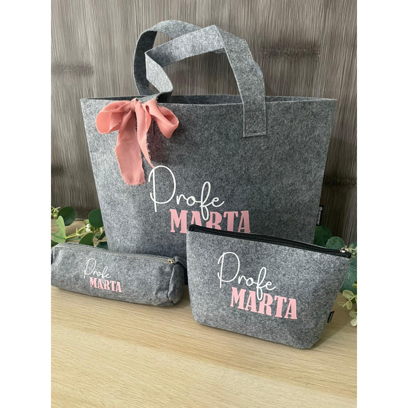 bolso personalizado para seño o profe.