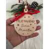 Bola personalizada Feliz Navidad seño, envíos rápidos 24/48hr