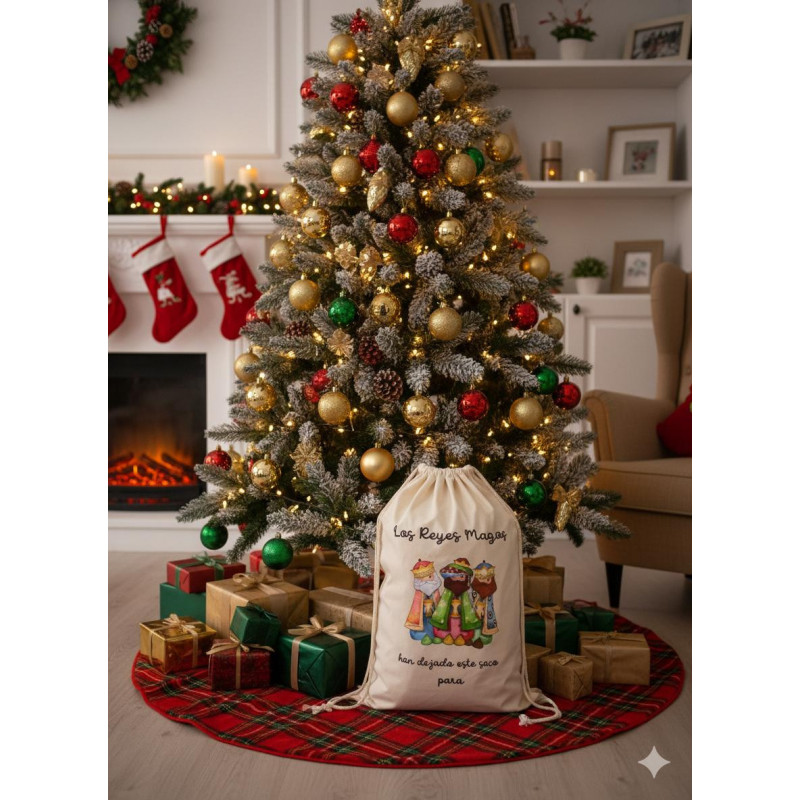 Saco de Navidad personalizado Reyes Magos