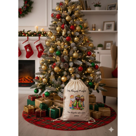Saco de Navidad personalizado Reyes Magos
