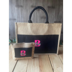 Bolso y neceser Ibiza negro