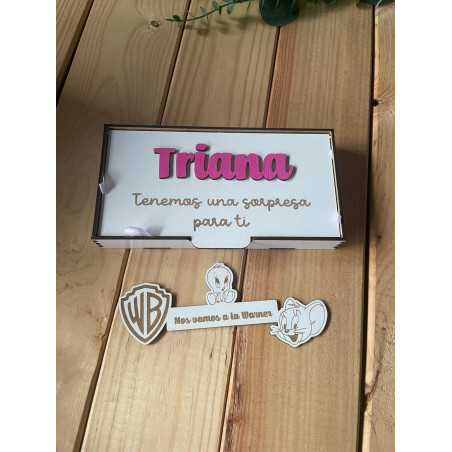 Llave sorpresa con caja